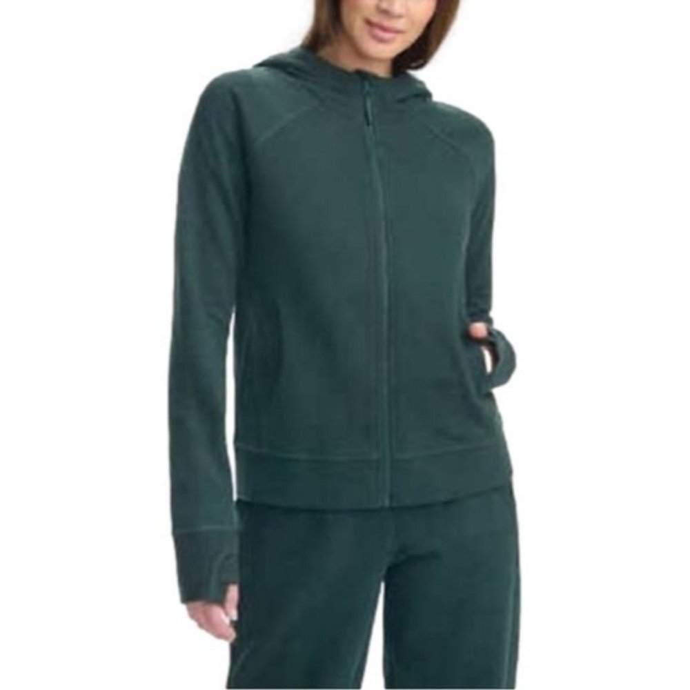Lolë Zip Up Women’s Hoodie Green XS Lole 4-Way Stretch NWT